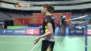 2014 YONEX CHINESE TAIPEI OPEN F WS  Match 2 [upl. by Eng]