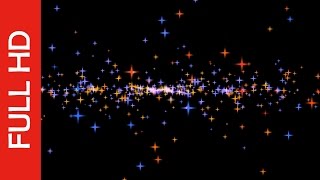 Animated Moving Stars Background Video EffectFree Download [upl. by Imoyaba]