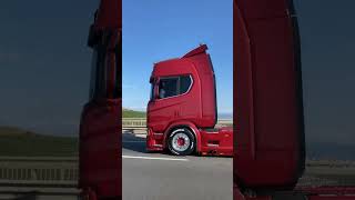 SCANIA S770 V8 open pipe engine sound [upl. by Saw434]