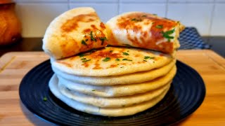 Turkish Naan Recipe Bazlama [upl. by Enyala166]