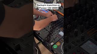 DJ techniques  Backspin transition on Pioneer CDJ 3000 transition backspin cdj3000 techno [upl. by Janeen]