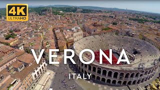 VERONA Italy  Aerials in UHD 4K 🇮🇹 [upl. by Tati]