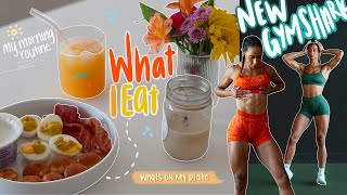 WHAT I EAT  Morning Routine  NEW Gymshark Try On [upl. by Edualcnaej806]