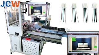 Fully Automatic Singleend Terminal Crimping and Housing Connector Insertion Machine [upl. by Ron]