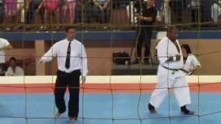 shihan claudio toledo chile vs shihan gilson kyokushinkaikan [upl. by Inttirb]