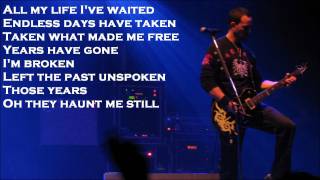 Shed My Skin by Alter Bridge Lyrics [upl. by Nolur272]