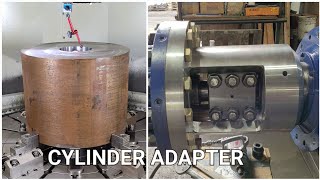 Cylinder Adapter  Rod Clamp  CNC Machining [upl. by Etnuaed603]