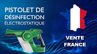 Pistolet électrostatique désinfection Victory®  Vente France [upl. by Lorollas]