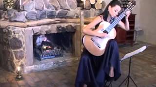 Female Spanish  Classical Guitarist Dubai [upl. by Ynaitirb29]