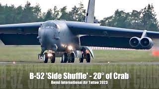 B52 Side Shuffle  20° of Crab [upl. by Alemaj934]