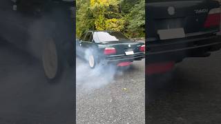 bmw e38 drift burnout drifting 740i [upl. by Nomde]