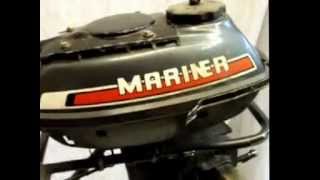 mariner 35 hp air cooled TWO STROKE OUTBOARD BOAT ENGINE SAME AS YAMAHA [upl. by Osgood588]