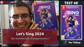 TEST  REVIEW LETS SING 2024 sur SWITCH PS5 PS4 XBOX 🎤⭐️ Notre avis et présentation [upl. by Aynam859]