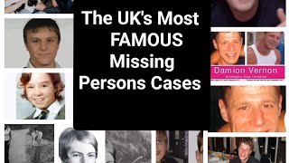 The UKs Most FAMOUS Missing People Cases Bizarre Vanished 😱 [upl. by Bille771]