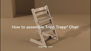 How to assemble the Tripp Trapp® Chair [upl. by Pietje]