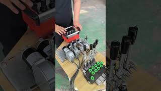 hydraulic valve proportional coil wireless remote control cranefolding crawlercrane remote [upl. by Cynthie]