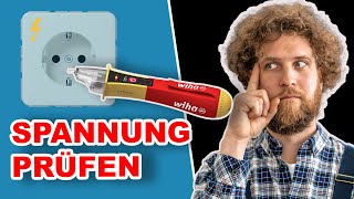 berührungsloser SPANNUNGSPRÜFER  einfache und schnelle Prüfung [upl. by Nnylrahc]