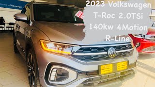 2023 Volkswagen TRoc 20TSI 140kW 4Motion RLine Review Exterior  Interior Performance Ownership [upl. by Harriott]