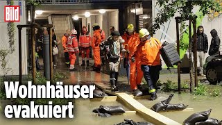 Hochwasser am Bodensee Rettungskräften wegen Starkregen im Dauereinsatz [upl. by Aneehsor]