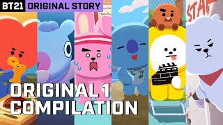 BT21 ORIGINAL STORY  SEASON 1 COMPILATION [upl. by Wendel779]