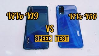 ViVo Y50 Vs ViVo Y19 Speed Test Review [upl. by Aderf711]