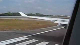 LH791 Airbus A340600  Takeoff Singapore Changi Airport with Lufthansa [upl. by Alyakcm]