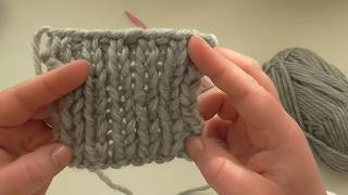 learn to knit  cast off in rib UK [upl. by Sussman]