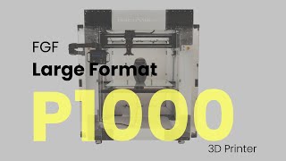 Pellet 3D Printer P1000 Large format FGF [upl. by Neveda]