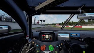 ACC Donington Park Aston Martin V8 Vantage GT3 2019 Dry Track Guide Hotlap  Telemetry [upl. by Haldeman466]