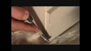 Learning how to do a sheetrock patch [upl. by Llerad849]