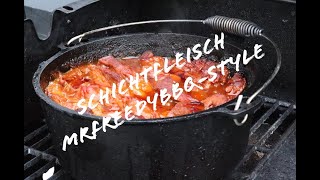 Schichtfleisch MrFreedy BBQ Style besser gehts nicht  Zum Nachmachen [upl. by Anined]