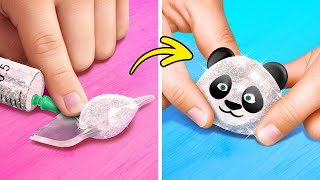 DIY Nano Tape Bubble Fidget Toy 🎨 🐼 Cool Crafts And Amazing Hacks For Your Kids [upl. by Sorel]