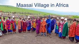 Visiting Maasai village at Ngorongoro park in Tanzania Africa by Pang Yam [upl. by Chafee848]