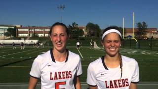 Girls Lacrosse Video Hannah Cronk And Rachel Treweeke Of Mountain Lakes [upl. by Slorac126]