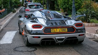 BEST OF Hypercar Sounds  Regera ONE1 Huayra BC Veneno P1 GTR Chiron Centenario ONE77 F40 [upl. by Derr278]