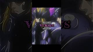 Thanatos vs Hypnos saintseiya thelostcanvas fyp shorts [upl. by Genia]