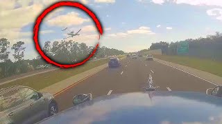 New Video Shows Plane Crashing on Highway [upl. by Nahtal97]