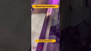 Aluminum Oxidation Removal by Alfa Laser Rust Removal [upl. by Traver]