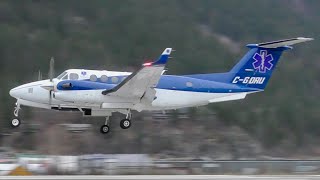 Beechcraft King Air 350ER Landing [upl. by Attenod79]