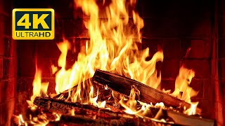 🔥 Cozy Fireplace 4K 12 HOURS Fireplace with Crackling Fire Sounds Crackling Fireplace 4K [upl. by Ykcul806]