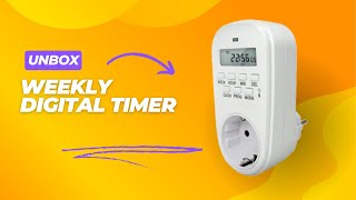 Unboxing and Detailed Review Weekly Digital Programmable Timer [upl. by Eilesor]