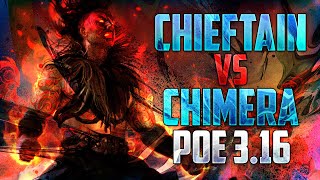 POE 316  Chimera  Consecrated Path Totem Chieftain  Path of Exile Scourge [upl. by Sicular]