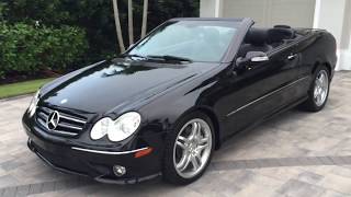 2008 Mercedes Benz CLK550 Cabrio Review and Test Drive by Bill  Auto Europa Naples [upl. by Cowie367]