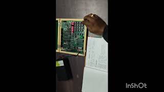 Practical of 8085 programming in microprocessor kit [upl. by Tallia100]