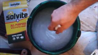 Solvite Wallpaper Paste Extra Strong Quick To Mix [upl. by Ahsiat342]