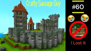 Building The Castle Outer Wall 60 Minecraft Survival Series [upl. by Mossolb462]