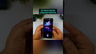 Fingerprint Animation Effects SAMSUNG Howto shortsfeed Samsung [upl. by Hanala627]