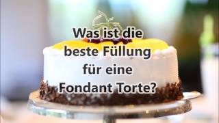 Fondant Torte selber machen [upl. by Ydospahr]