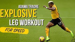 Explosiveness Workout For Soccer Players  Adama Traoré speed [upl. by Earal]