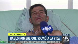 Vi una luz rojaquot hombre que volvió a la vida tras 45 minutos de reanimación [upl. by Abdella714]